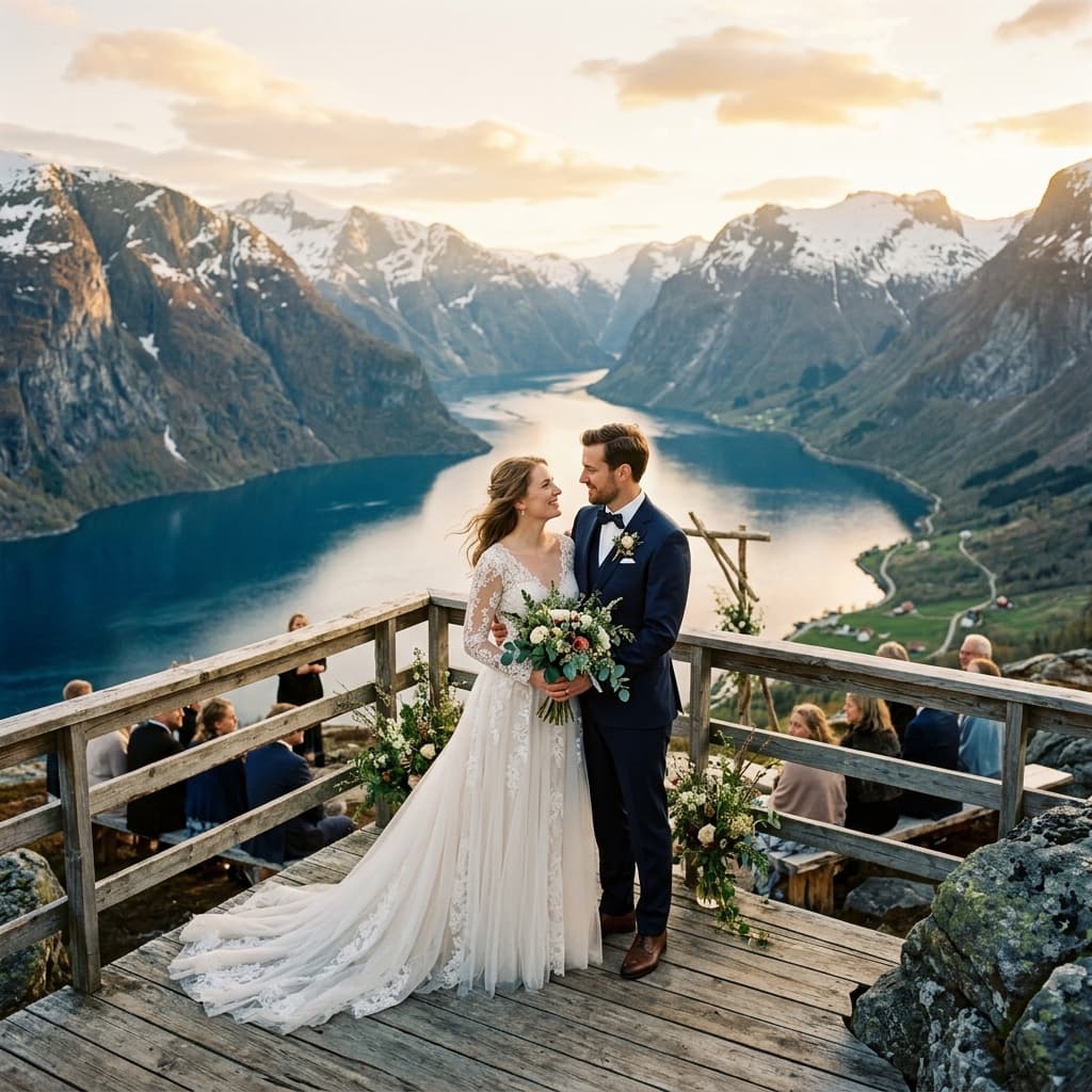Fjord wedding in Norway